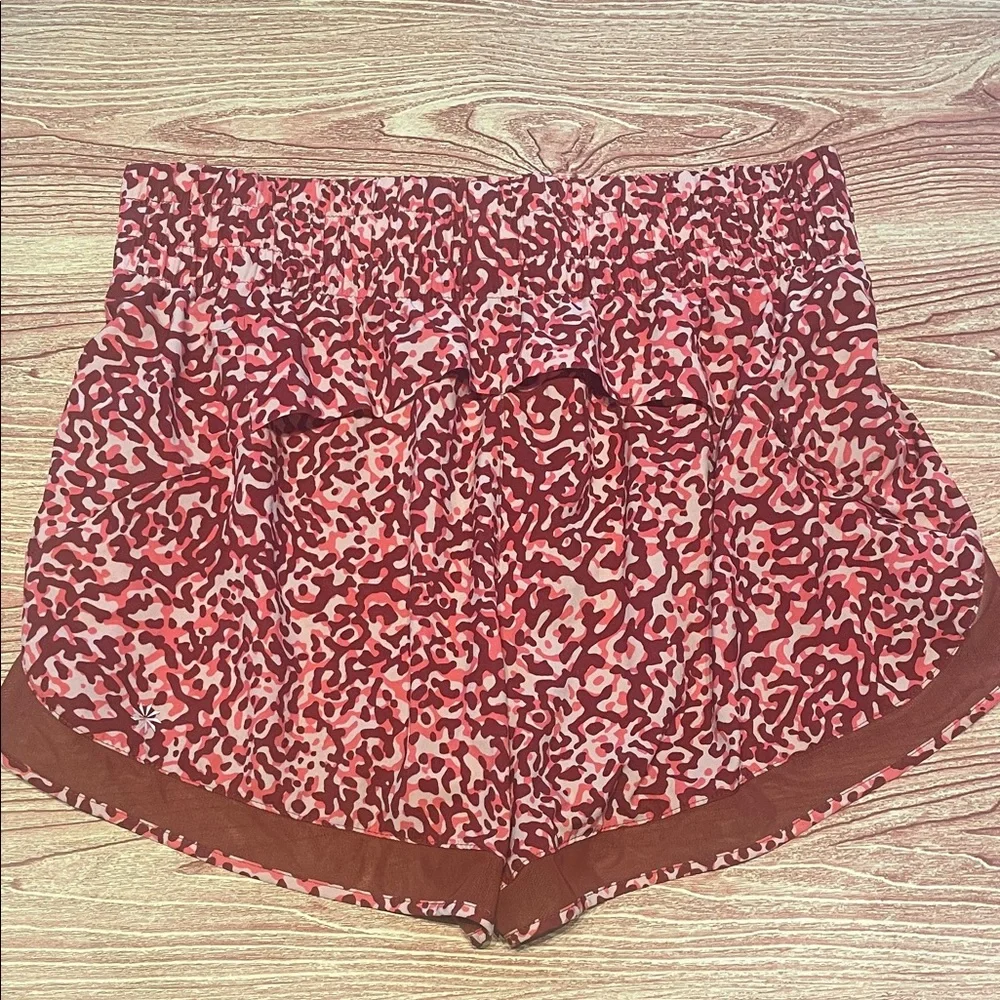 Athleta Mesh Racer Run High Rise  3" Short with Zip Pocket - Picture 2 of 11